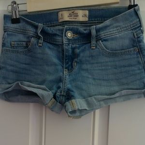 Hollister jean shorts